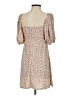 Bebop Floral Tan Casual Dress Size S - photo 2