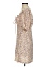 Bebop Floral Tan Casual Dress Size S - photo 5