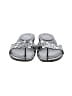 Stuart Weitzman Silver Black Sandals Size 10 1/2 - photo 2
