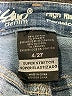 Mossimo Paisley Blue Denim Shorts Size 4 - photo 3