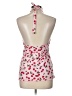 Talbots Paisley Pink Gray Halter Top Size Lg Petite - photo 2