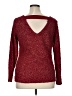 Jennifer Lopez Tweed Red Pullover Sweater Size XL - photo 2