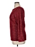 Jennifer Lopez Tweed Red Pullover Sweater Size XL - photo 5