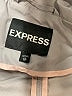 Express 100% Polyester Solid Gray Raincoat Size XS - photo 6