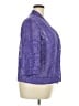 Alex Evenings 100% Polyester Purple Cardigan Size 18w - photo 4