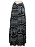 Amy Byer Chevron-herringbone Black Casual Skirt Size M - photo 2