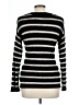 Dolled Up Stripes Black Pullover Sweater Size L - photo 2