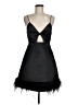 Alice + Olivia 100% Polyester Black Cocktail Dress Size 8 - photo 1