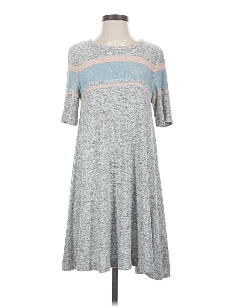 Pre-owned Lou & Grey Casual Dress In Gray