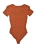 Forever 21 Solid Orange Bodysuit Size S - photo 2