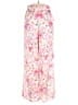 Grace 100% Polyester Floral Pink Casual Pants Size M - photo 1