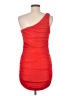 Hello Molly 100% Polyester Solid Red Cocktail Dress Size 6 - photo 2