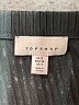 Topshop Metallic Gray Casual Skirt Size 4 - photo 4