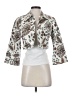 Kenzie Print Ivory Jacket Size 4 - photo 1