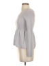 Rebecca Taylor 100% Wool Gray Wool Pullover Sweater Size XS - photo 5