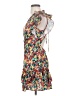 Unbranded 100% Polyester Print Red White Cocktail Dress Size S (estimated) - photo 5