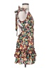 Unbranded 100% Polyester Print Red White Cocktail Dress Size S (estimated) - photo 4