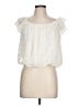 Mi ami 100% Polyester Ivory Sleeveless Blouse Size L - photo 1
