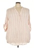 Torrid 100% Rayon Pink 3/4 Sleeve Blouse Size 4X Plus (4) - photo 1