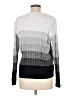 Kim Rogers 100% Cotton Stripes Gray Pullover Sweater Size M - photo 2