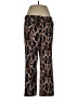 Luisa Cerano Animal Print Brown Casual Pants Size 12 - photo 1