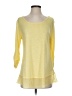 Style&Co Yellow 3/4 Sleeve T-Shirt Size S - photo 1