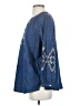 Roper Blue Long Sleeve Blouse Size S - photo 5