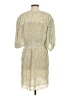 Ganni 100% Polyester Paisley Ivory Casual Dress Size EU 36 / US 6 - photo 2