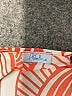 Abbeline 100% Polyester Orange 3/4 Sleeve Blouse Size M - photo 7