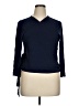 J.Crew Blue 3/4 Sleeve Top Size XL - photo 1