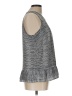 Elle 100% Polyester Gray Sleeveless Blouse Size L - photo 4