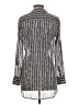 J.Crew 100% Cotton Silver Long Sleeve Blouse Size XS - photo 2