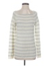 J.Crew Stripes Silver Pullover Sweater Size S - photo 1