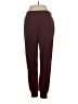 Soma Solid Burgundy Casual Pants Size S - photo 2