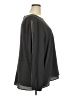 Torrid Gray Long Sleeve Blouse Size 3X Plus (3) - photo 4