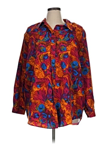 Impressions Long Sleeve Blouse (view 1)