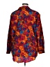 Impressions 100% Polyester Paisley Orange Long Sleeve Blouse Size 1X - 2X - photo 2
