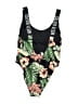 Calvin Klein Tropical Black One Piece Swimsuit Size XS - photo 2
