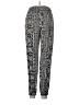 Ambiance Apparel 100% Polyester Print Black Casual Pants Size L - photo 2