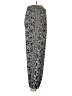 Ambiance Apparel 100% Polyester Print Black Casual Pants Size L - photo 4