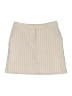 IZOD 100% Polyester Stripes Ivory Casual Skirt Size 2 - photo 1
