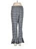 Trina Turk Checkered-gingham Blue Casual Pants Size 2 - photo 1