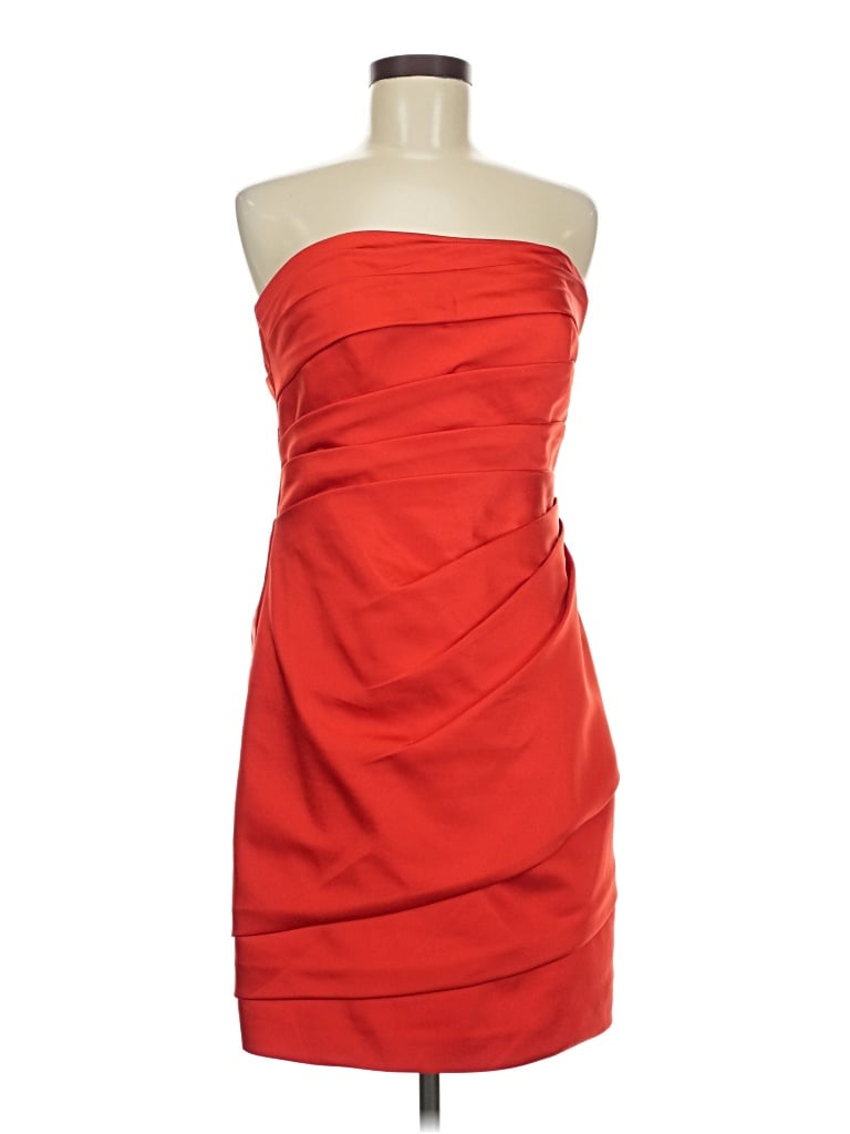 Pre-owned David's Bridal Cocktail Dress In Red