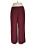 Halogen 100% Polyester Solid Burgundy Dress Pants Size 14 - photo 1