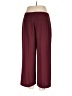 Halogen 100% Polyester Solid Burgundy Dress Pants Size 14 - photo 2