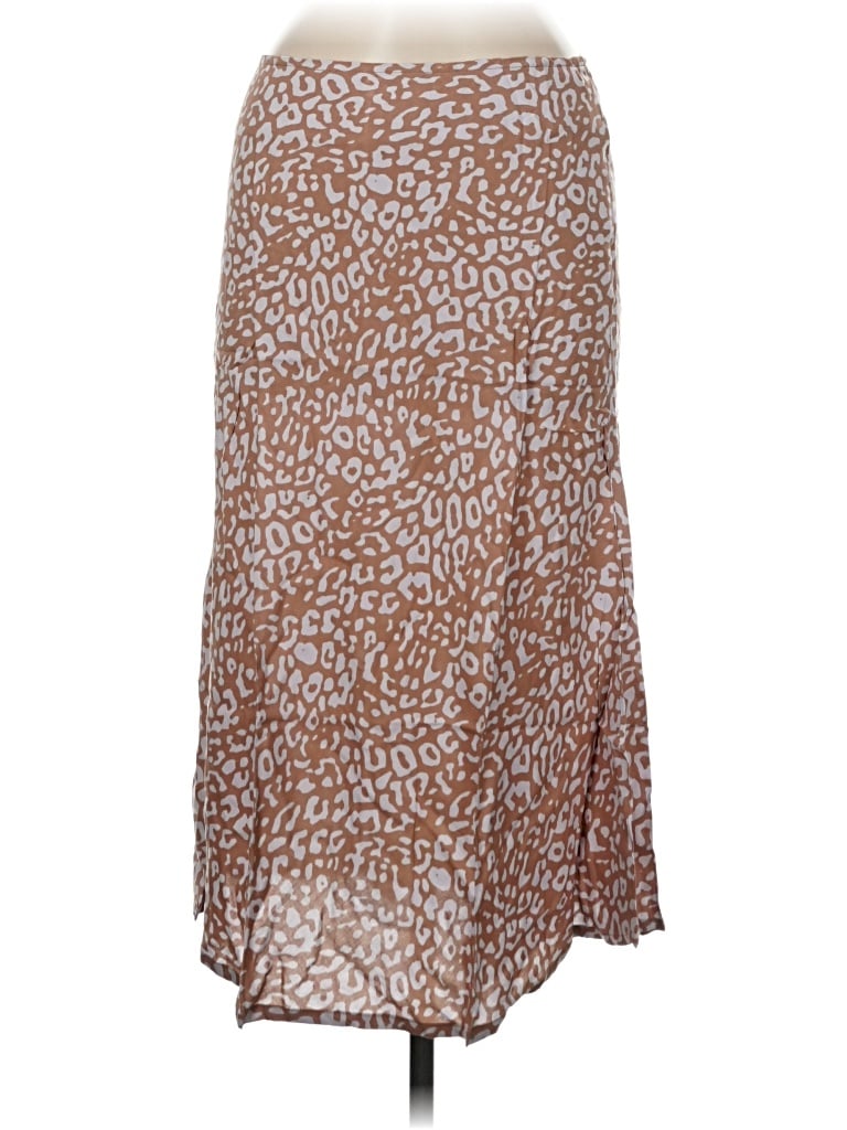Pre-owned Motel Casual Skirt In Brown