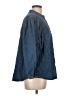 Express 100% Cotton Blue 3/4 Sleeve Button-Down Shirt Size L - photo 4