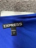 Express Solid Blue Cocktail Dress Size S - photo 7
