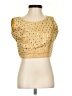Unbranded Gold Short Sleeve Blouse Size XXS (estimated) - photo 1