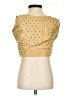 Unbranded Gold Short Sleeve Blouse Size XXS (estimated) - photo 2
